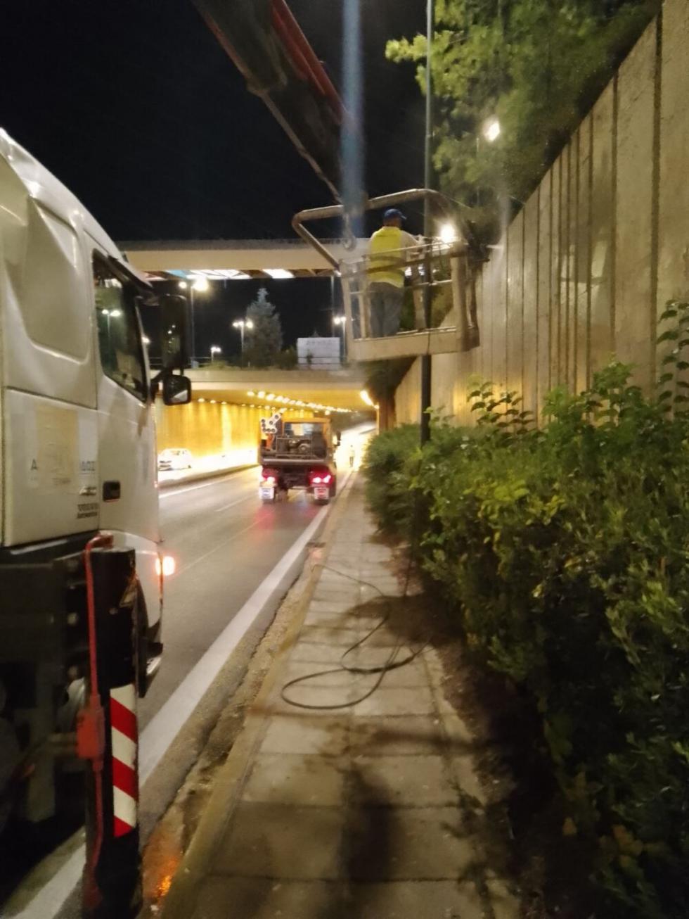 «Φασίνα» στις υπόγειες διαβάσεις οχημάτων κεντρικών δρόμων 